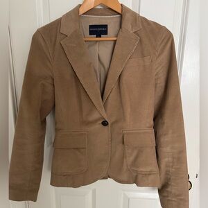 Banana Republic Camel Corduroy Blazer